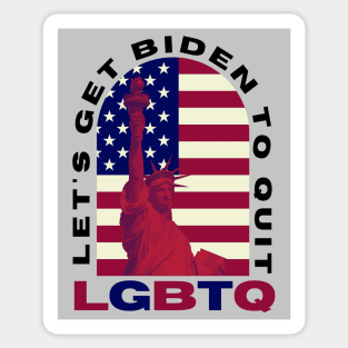 Let's Get Biden to Quit Sticker